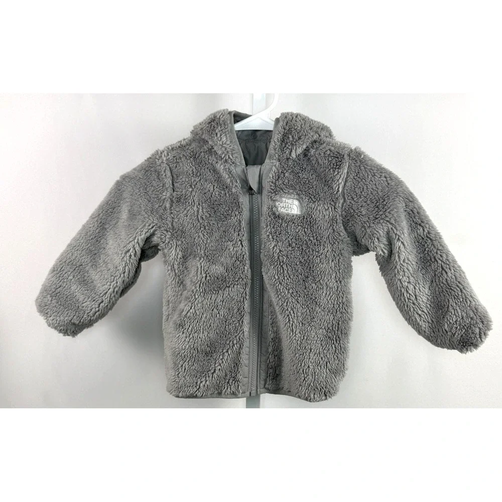 The North Face Baby Reversible Hoodie Jacket Gray 18-24M